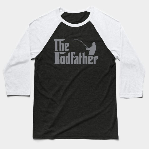 The Rodfather Fishing Baseball T-Shirt by DragonTees